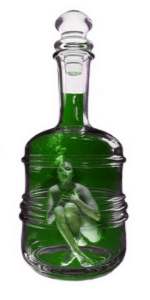 pharmakeia woman in a bottle